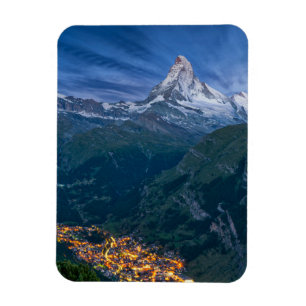 Mountains The Matterhorn, Zermatt, Swiss Alps Magnet