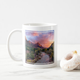 Mountains   The Watchman Zion Nathional Park Utah Coffee Mug