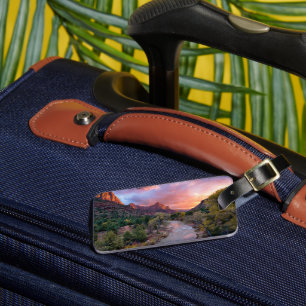 Mountains The Watchman Zion Nathional Park Utah Luggage Tag
