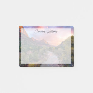 Mountains   The Watchman Zion Nathional Park Utah Post-it Notes