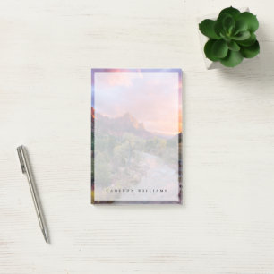 Mountains   The Watchman Zion Nathional Park Utah Post-it Notes