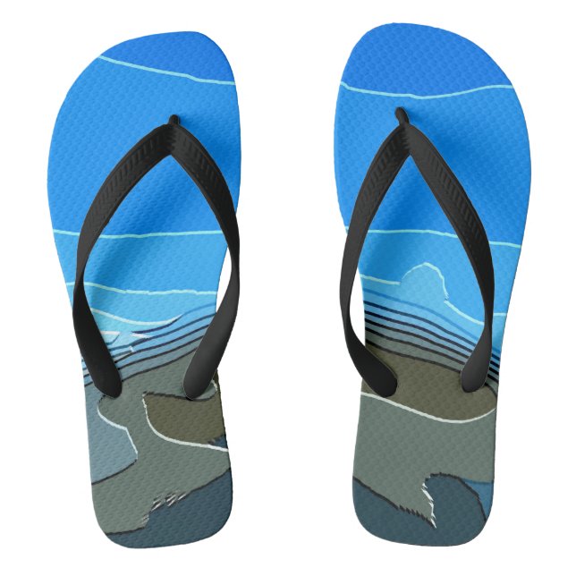MOUNTAINS THONGS (Footbed)