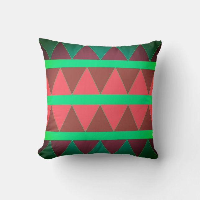 Mountains Throw Pillow (Front)