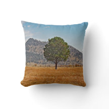 Mountains Throw Pillow
