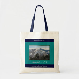 Mountains & Trees, Boulder, CO Tote Bag