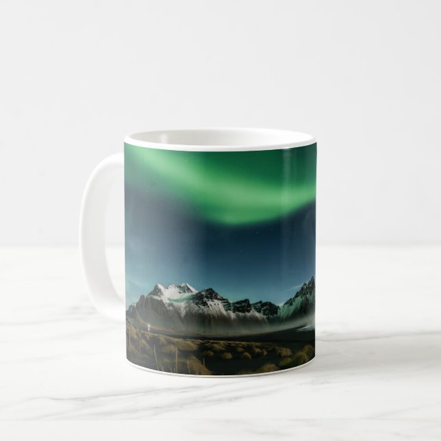 Mountains | Vestrahorn Mountain, Iceland Coffee Mug (Front Left)