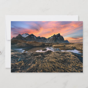 Mountains   Vesturhorn Mountain Iceland Thank You Card