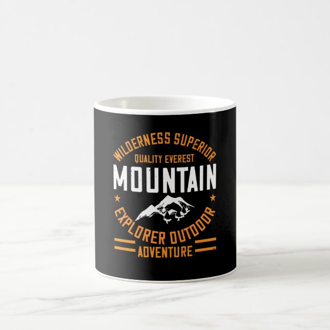 Mountains - Wilderness Explorer Outdoor Adventure Coffee Mug (Center)