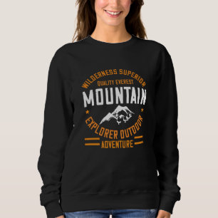 Mountains - Wilderness Explorer Outdoor Adventure Sweatshirt