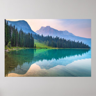 Mountains   Yoho National Park, British Columbia Poster