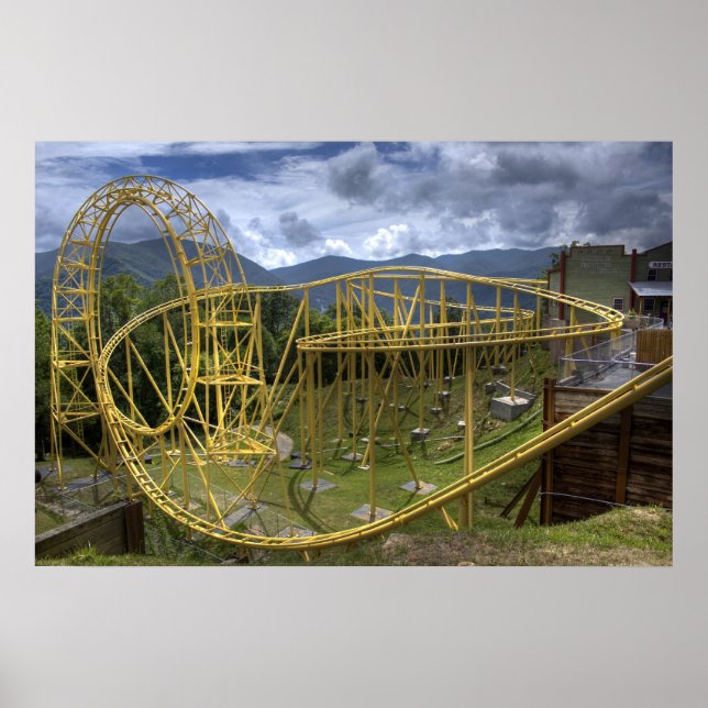 "Mountaintop Coaster" Poster (Front)