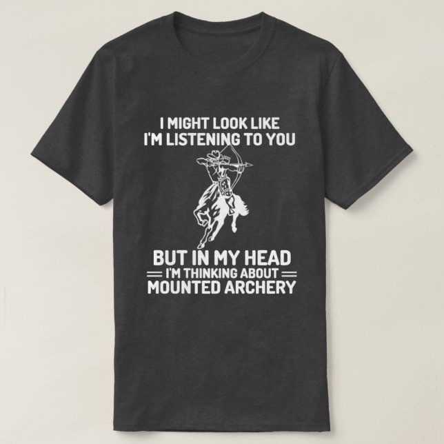 mounted archery  T-Shirt (Design Front)