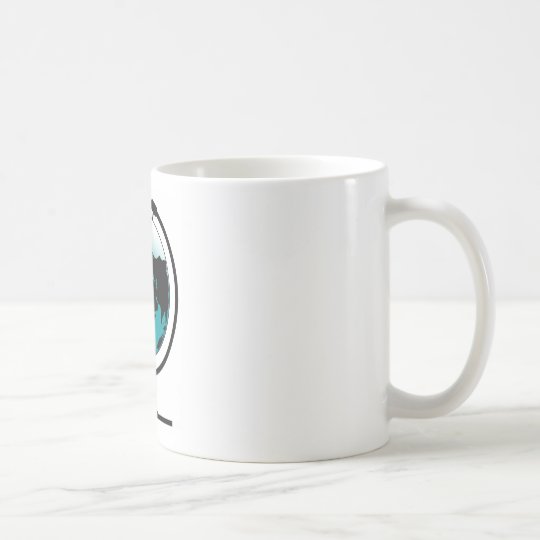 Mounted Globe On Rotating Swivel Coffee Mug