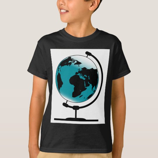 Mounted Globe On Rotating Swivel T-Shirt