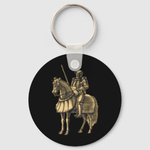 Mounted Knight Key Ring