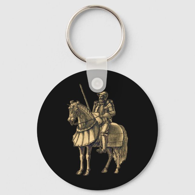 Mounted Knight Key Ring (Front)