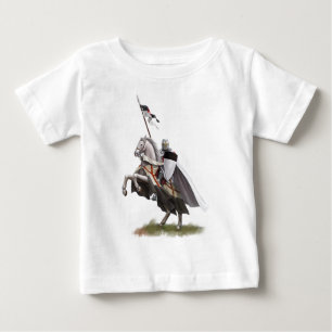 Mounted Knight Templar Baby T-Shirt
