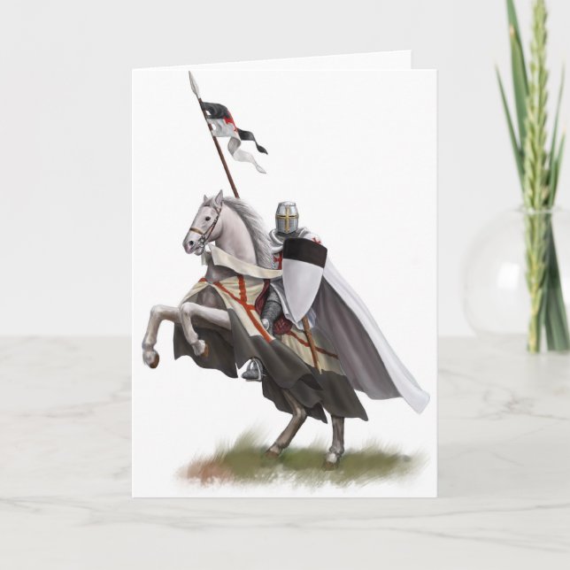 Mounted Knight Templar Card (Front)