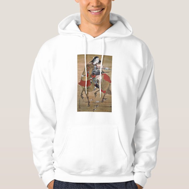 Mounted Samurai Hoodie (Front)