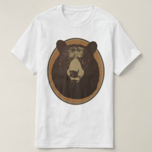 Mounted Taxidermy Bear Head Graphic T-Shirt