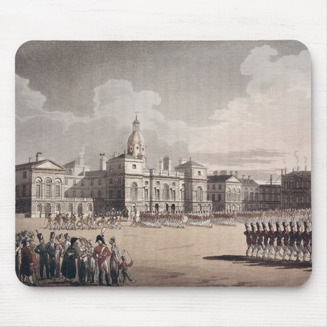 Mounting Guard at St. James's Park Mouse Pad (Front)