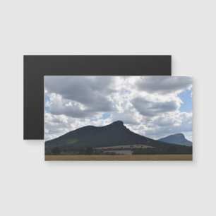 Mounts Sturgeon and Abrupt Under Dramatic Clouds 