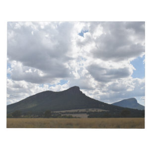 Mounts Sturgeon and Abrupt Under Dramatic Clouds Notepad