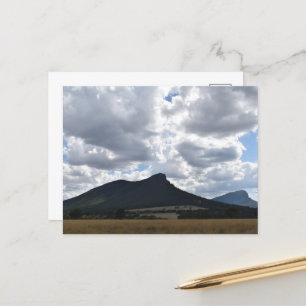 Mounts Sturgeon and Abrupt Under Dramatic Clouds Postcard