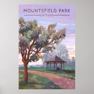 Mountsfield Park London Travel Poster