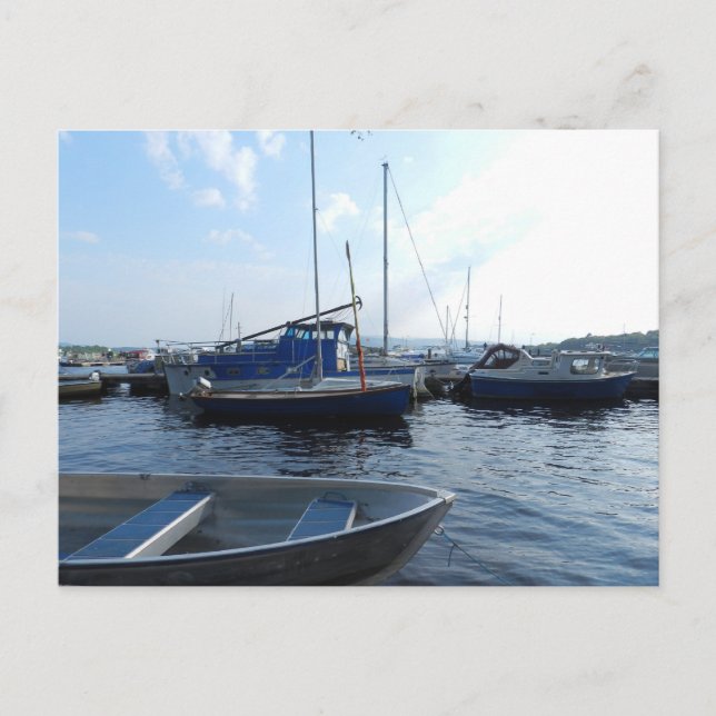 Mountshannon harbour - Ireland Postcard (Front)