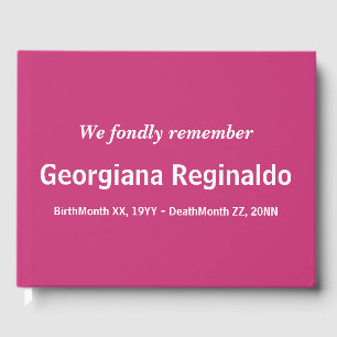 Mournful, Conservative Memorial Guestbook