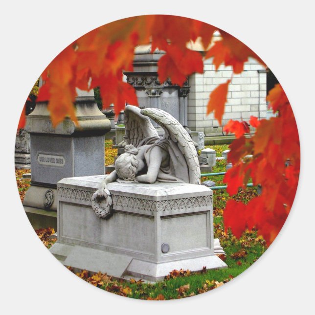 Mourning Angel Sticker (Front)