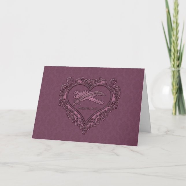 Mourning Card (Front)