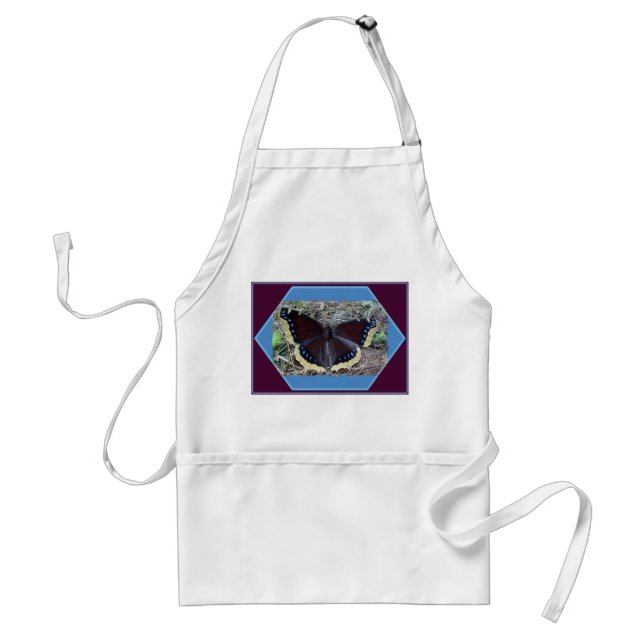 Mourning Cloak Butterfly Apron (Front)