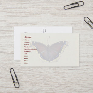 Mourning Cloak Butterfly - Nymphalis antiopa Business Card