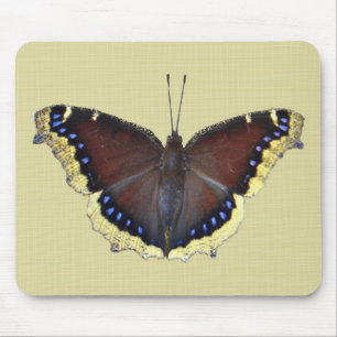 Mourning Cloak Butterfly - Nymphalis antiopa Mouse Pad