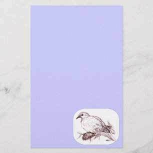 Mourning Dove Baby Stationery