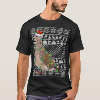 Mourning Dove Bird Lover Santa Ugly Mourning Dove  T-Shirt