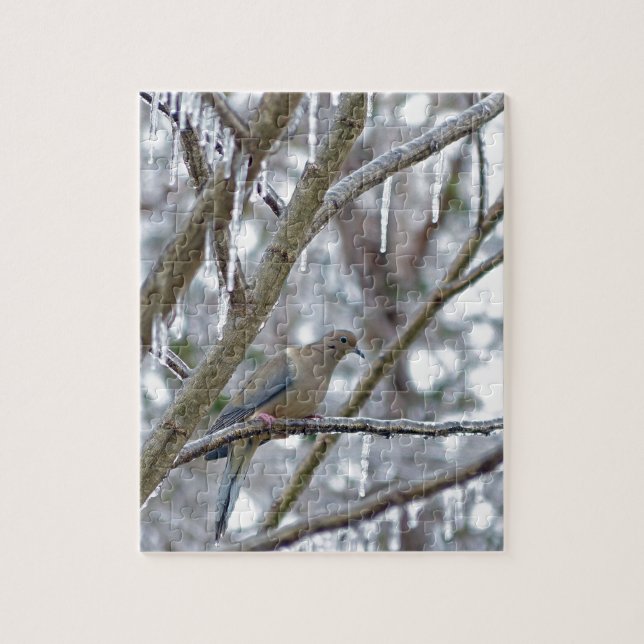Mourning Dove Jigsaw Puzzle (Vertical)