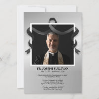 Mourning Ribbon Photo Frame