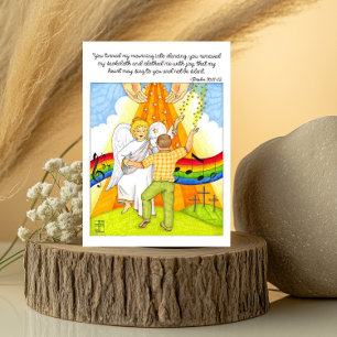 Mourning Song Angel Sympathy Card