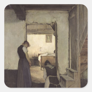 Mourning Square Sticker