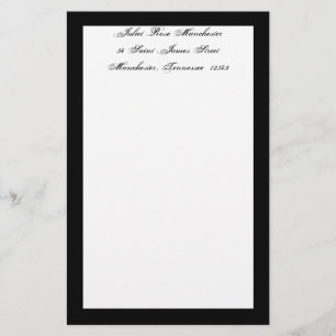 Mourning Stationery