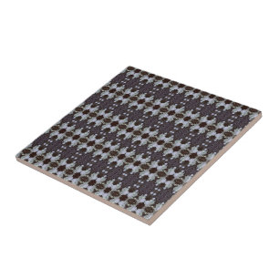 Mourning Tree Bark Patterned 4.25 Sqaure Ceramic Tile