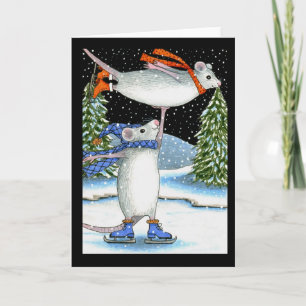 mouse 12 note card