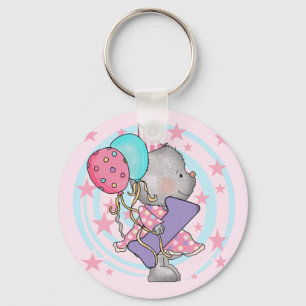 Mouse 1st Birthday T-shirts and Gifts Key Ring