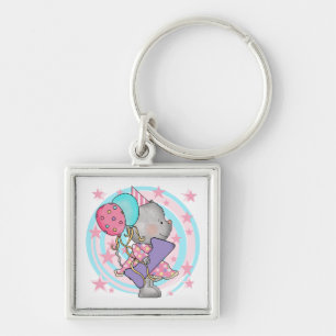 Mouse 1st Birthday T-shirts and Gifts Key Ring