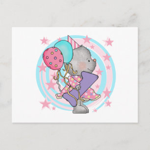 Mouse 1st Birthday T-shirts and Gifts Postcard