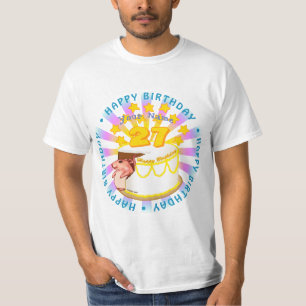Mouse 27th Birthday birthday custom t-shirts