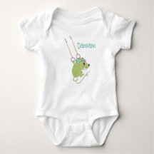 'Mouse Acrobatics' Customisable Baby Boy Bodysuit
